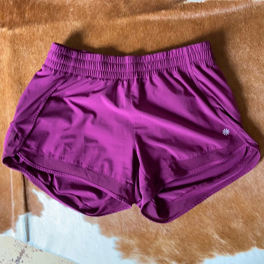 Athleta 4 inch Mesh Racer Run Shorts